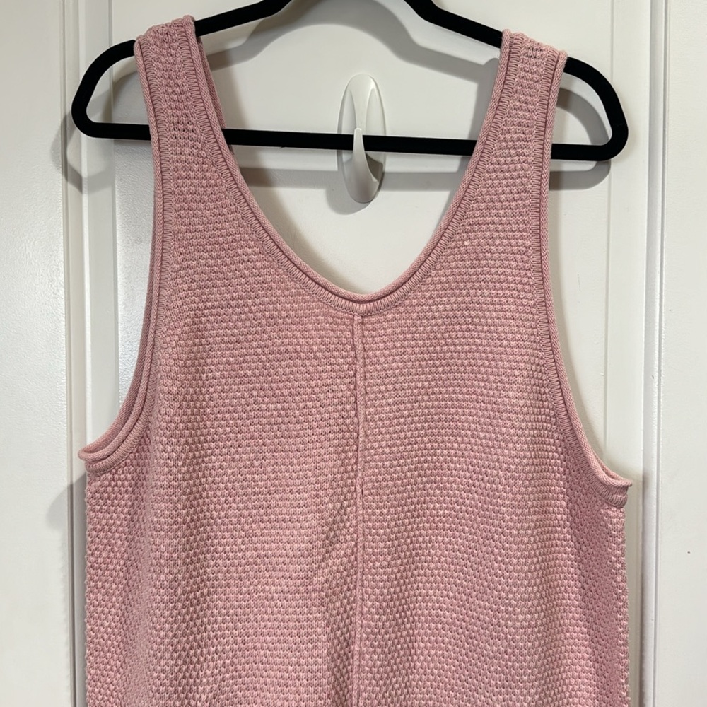FREE PEOPLE BEACH HAILEE SWEATER JUMPER ONE PIECE LIGHT PINK MEDIUM - Picture 3 of 8